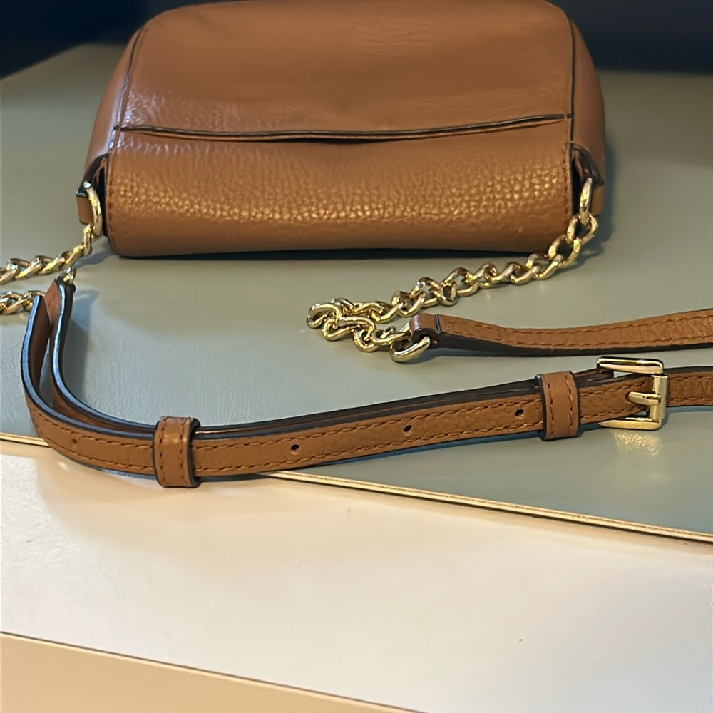 Michael Kors Brown and Gold Crossbody Bag - Picture 13 of 16